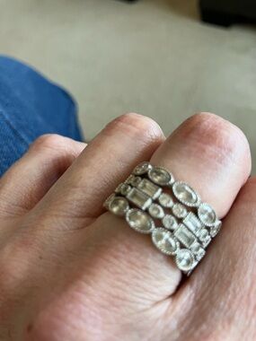 Bezel rings bundle of 4